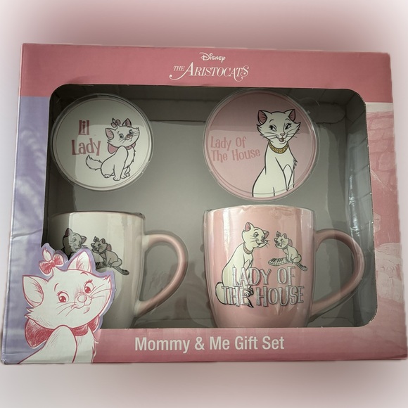 Disney Other - Disney Mommy and Me Marie Mug Set BNIB